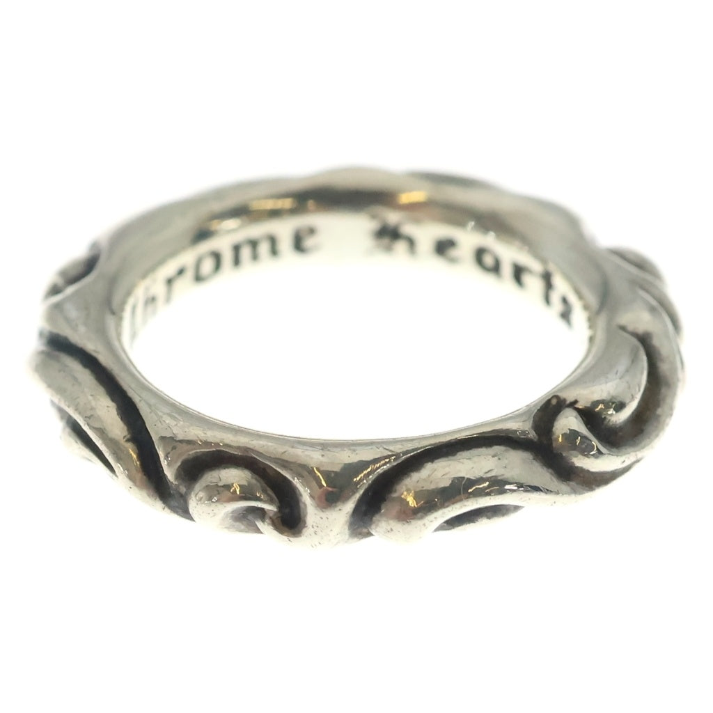 CHROME HEARTS(クロムハーツ) SCRL BAND スクロールバンド リング シルバー #15 BCA351