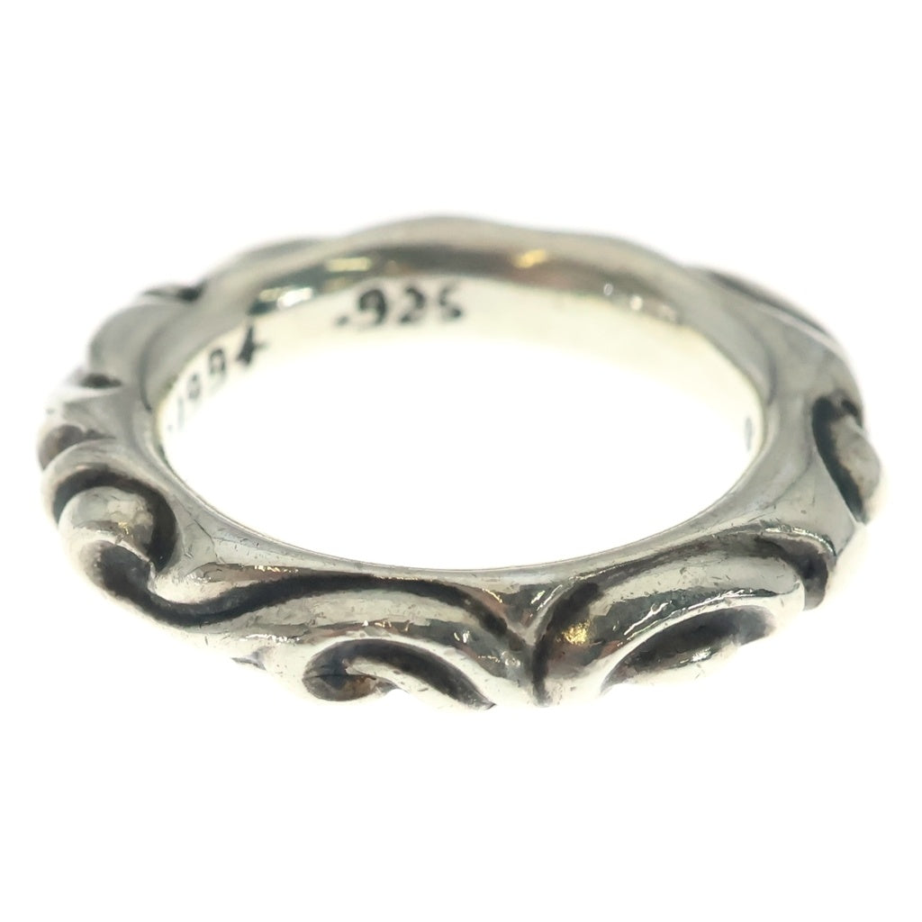 CHROME HEARTS(クロムハーツ) SCRL BAND スクロールバンド リング シルバー #15 BCA351
