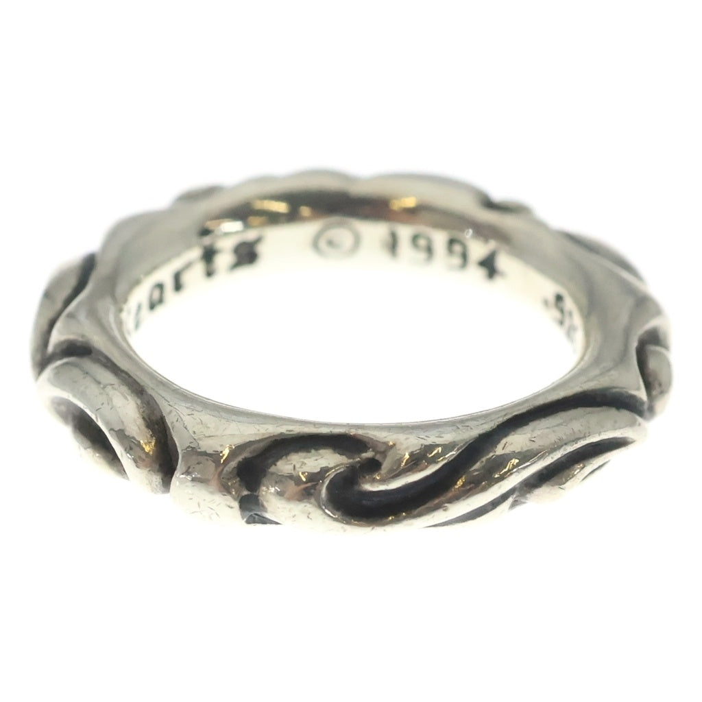 CHROME HEARTS(クロムハーツ) SCRL BAND スクロールバンド リング シルバー #15 BCA351