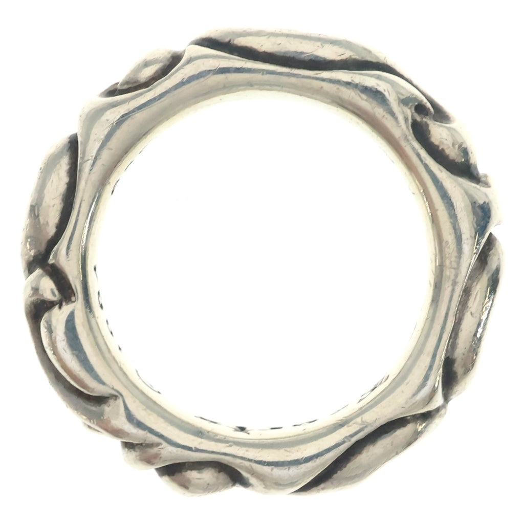 CHROME HEARTS(クロムハーツ) SCRL BAND スクロールバンド リング シルバー #15 BCA351