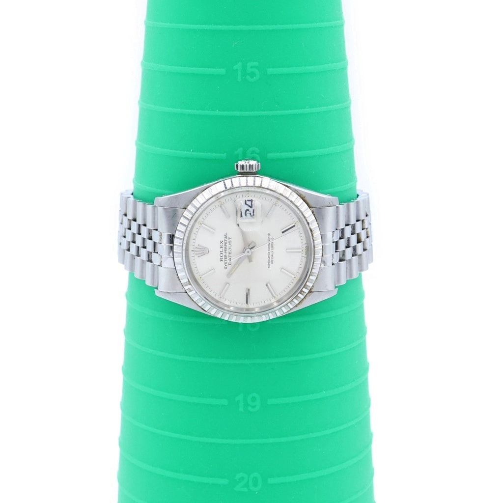 ROLEX(ロレックス) デイトジャスト シルバー文字盤 ステンレス 自動巻き SS/AT 1603 腕時計