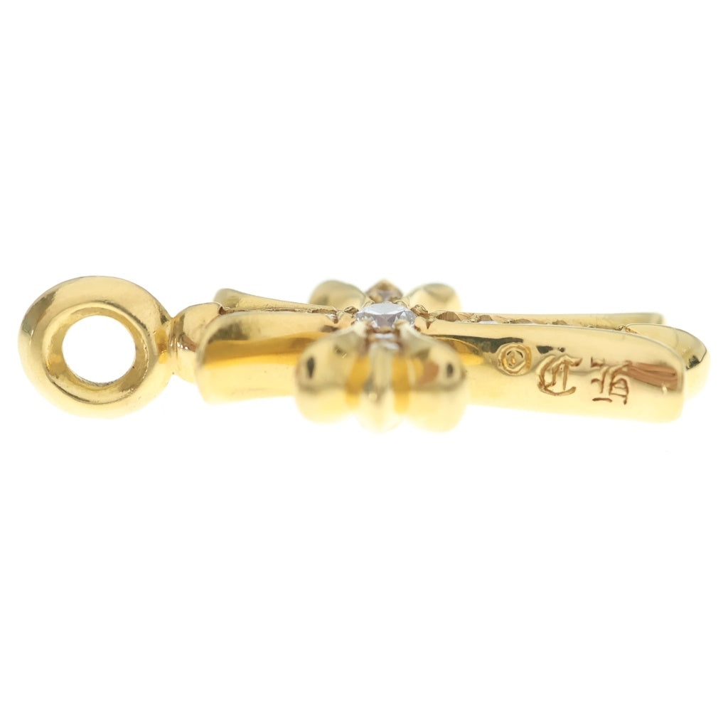 CHROME HEARTS(クロムハーツ) 22K TNY CRSF P/DIA タイニーファットクロス PAVEダイヤ ペンダントトップ ゴールドBCA033