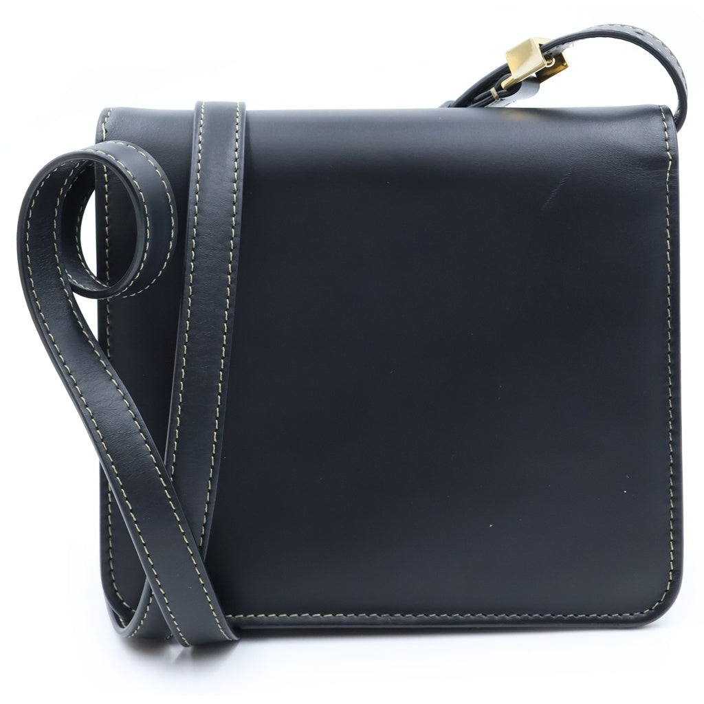 FENDI(フェンディ) カーリグラフィ ショルダーバッグ ブラック レザー 8BT317 レディース