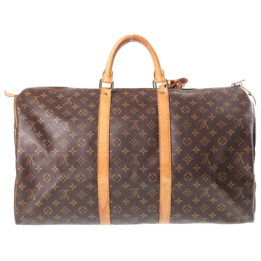 LOUIS VUITTON(ルイヴィトン) キーポル 55 ボストンバック モノグラム PVC レザー ブラウン M41424 レディース