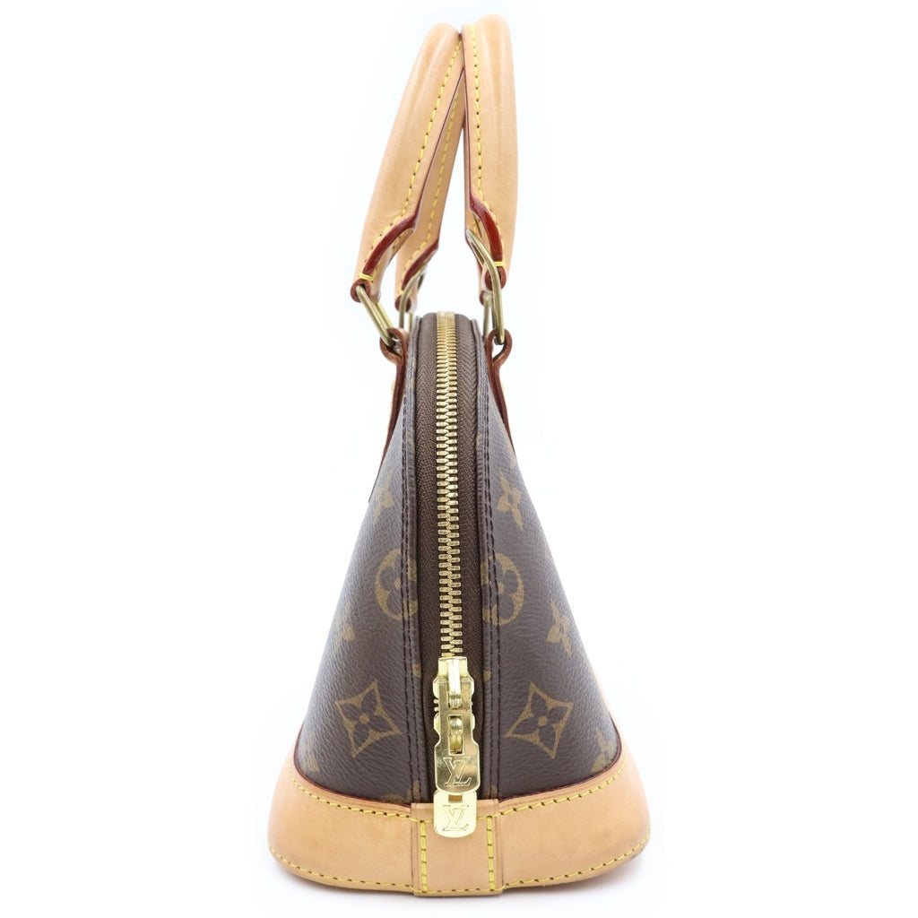 LOUIS VUITTON(ルイヴィトン) モノグラム アルマBB ハンドバッグ ショルダーバッグ ブラウン PVC×レザー M53152 レディース