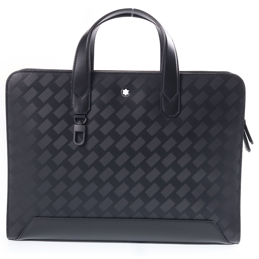 MONTBLANC(モンブラン) エクストリーム3.0 2way ビジネスバッグ ショルダーバッグ ハンドバッグ ブラック レザー ブラック金具