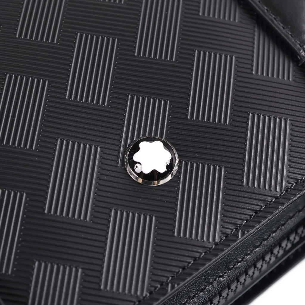 MONTBLANC(モンブラン) エクストリーム3.0 2way ビジネスバッグ ショルダーバッグ ハンドバッグ ブラック レザー ブラック金具