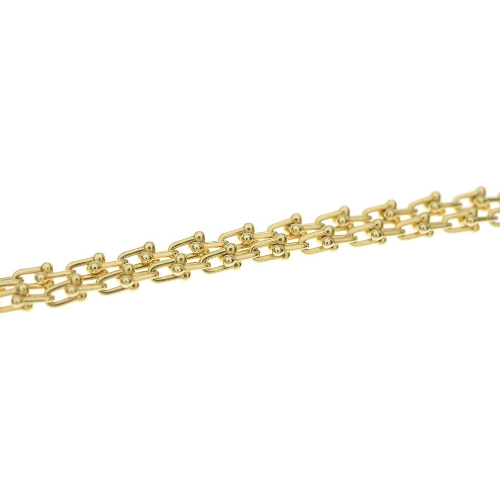 TIFFANY & Co.(ティファニー) ハードウェア マイクロリンク ネックレス Au750 K18 イエローゴールド レディース