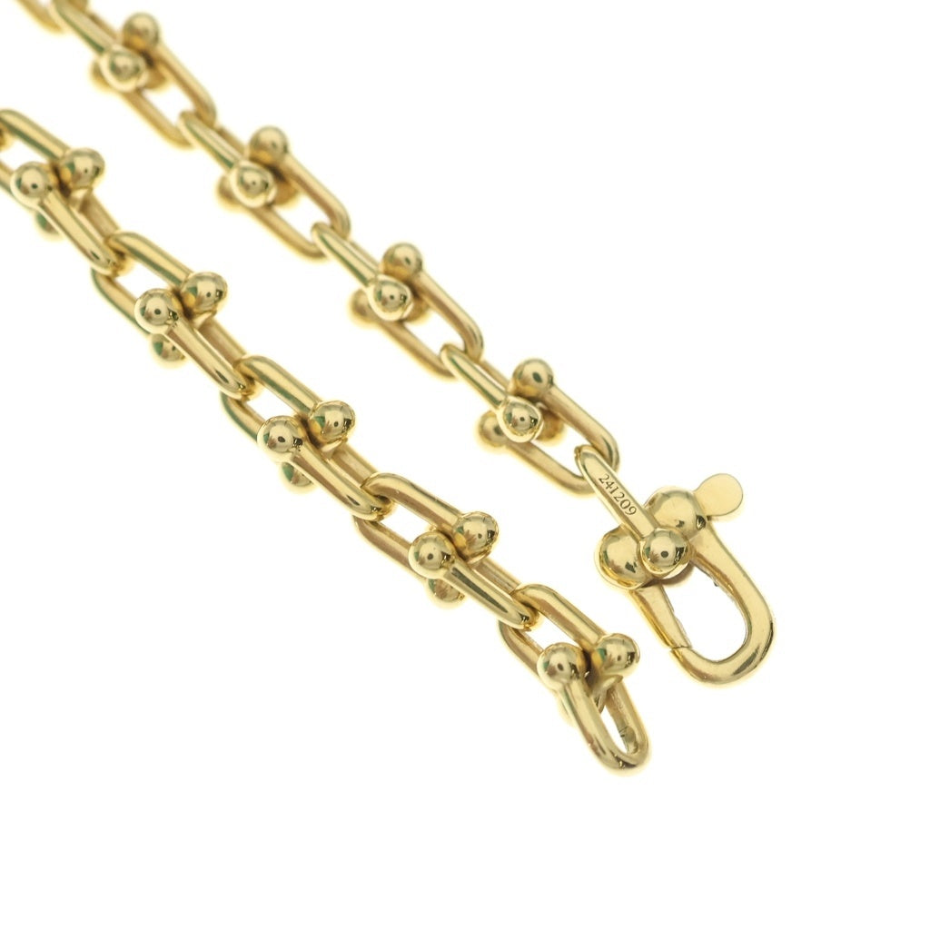 TIFFANY & Co.(ティファニー) ハードウェア マイクロリンク ネックレス Au750 K18 イエローゴールド レディース