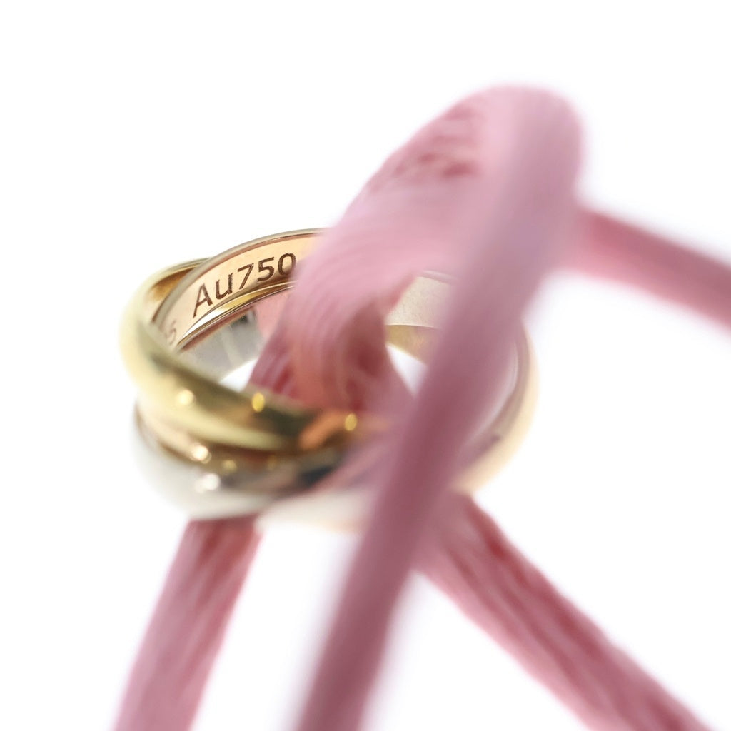 Cartier(カルティエ) ベビートリニティ コード ブレスレット ピンク イエローゴールド Au750YG レディース