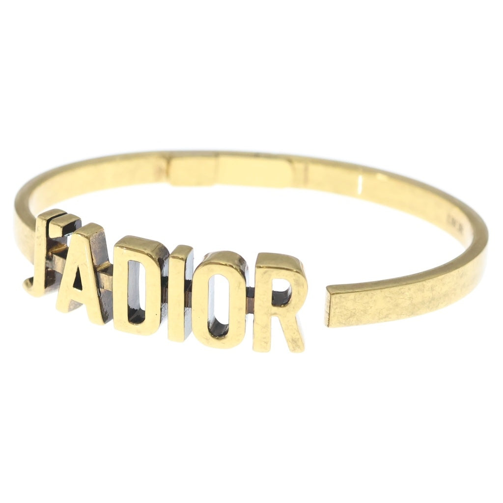 DIOR(ディオール) ジャディオール ロゴバングル ゴールド メタル レディース