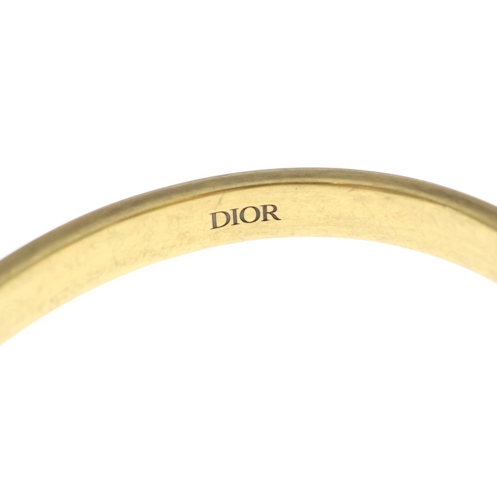 DIOR(ディオール) ジャディオール ロゴバングル ゴールド メタル レディース