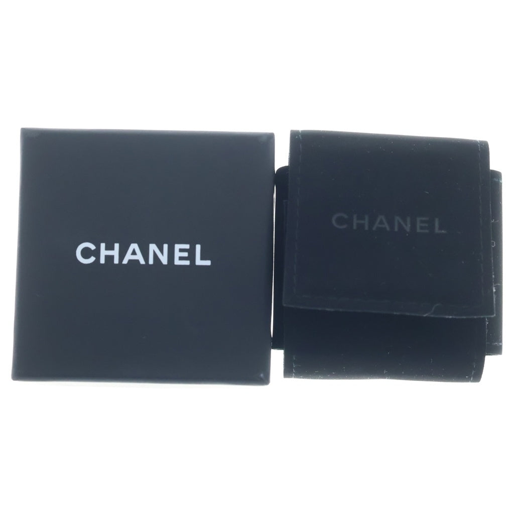 CHANEL(シャネル) ココマーク ロゴラインストーン フェイクパールピアス ゴールド×ホワイト GP レディース