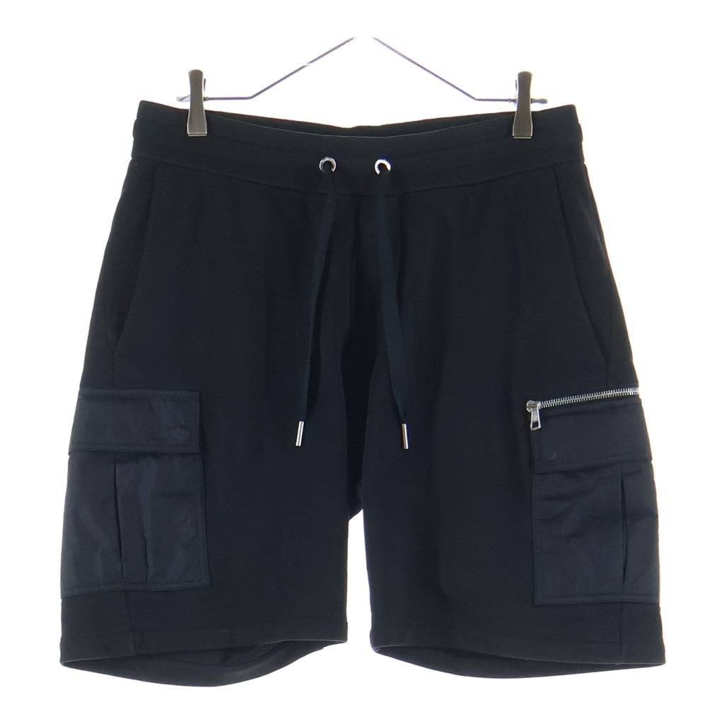 MONCLER(モンクレール) SWEAT BOTTOMS スウェット ハーフパンツ ショーツ コットン ロゴ ブラック H20918H00006