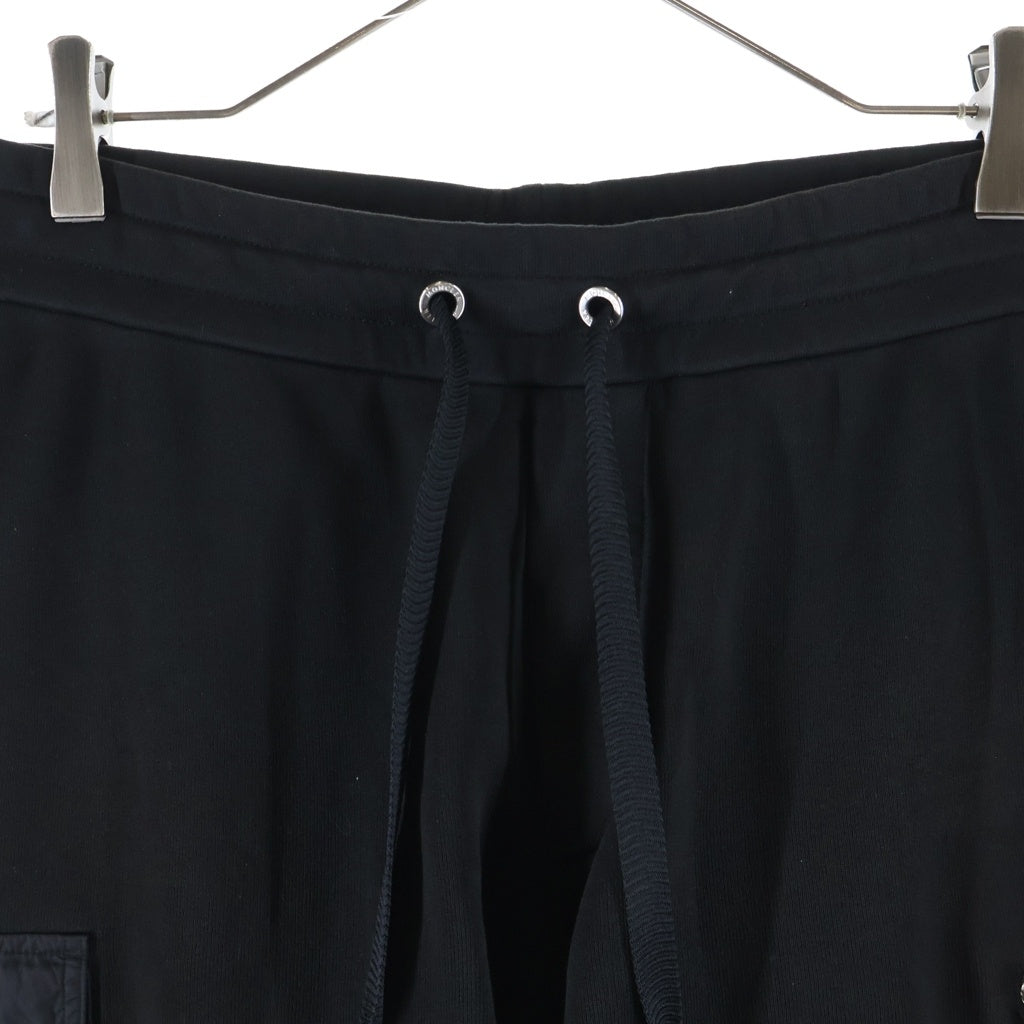 MONCLER(モンクレール) SWEAT BOTTOMS スウェット ハーフパンツ ショーツ コットン ロゴ ブラック H20918H00006