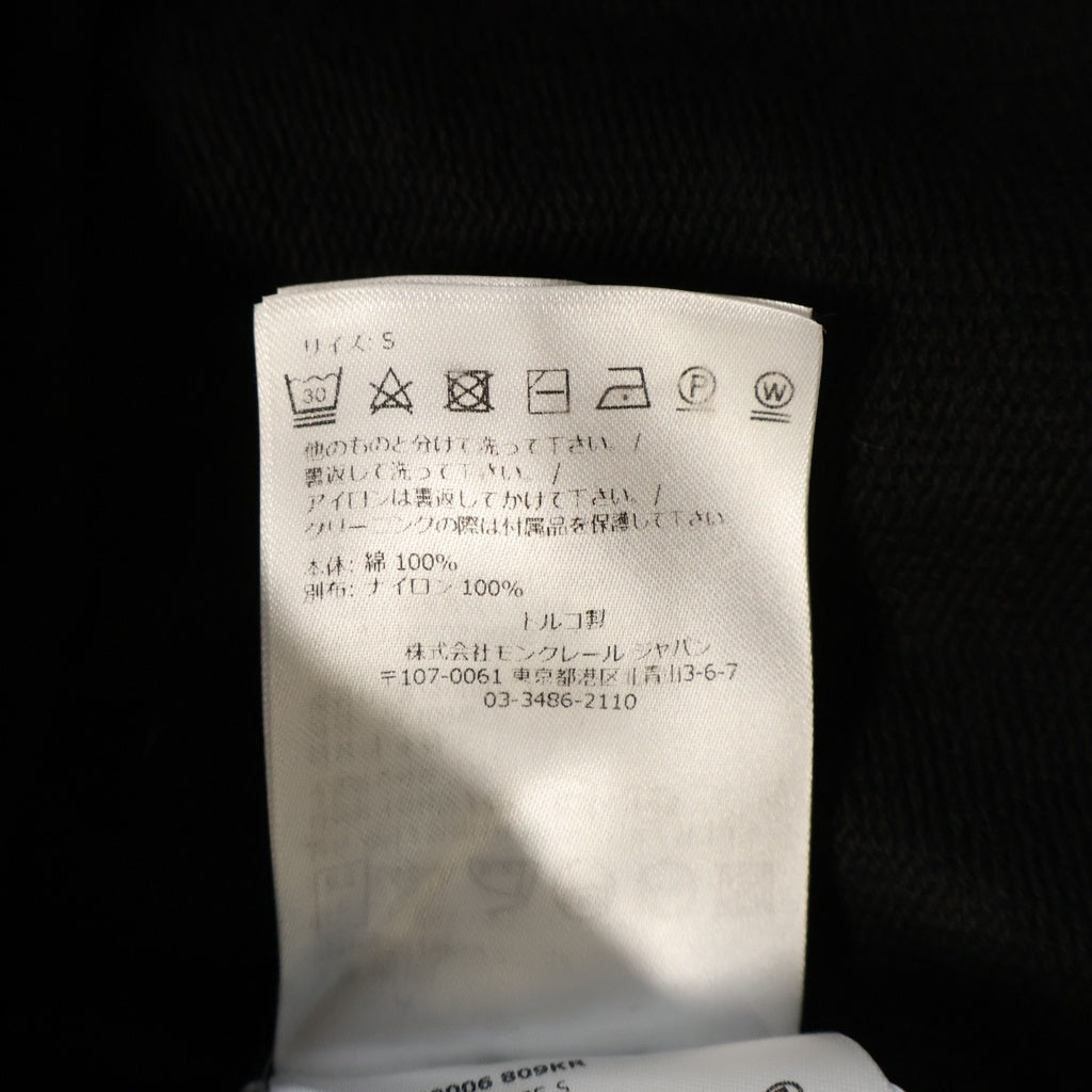 MONCLER(モンクレール) SWEAT BOTTOMS スウェット ハーフパンツ ショーツ コットン ロゴ ブラック H20918H00006