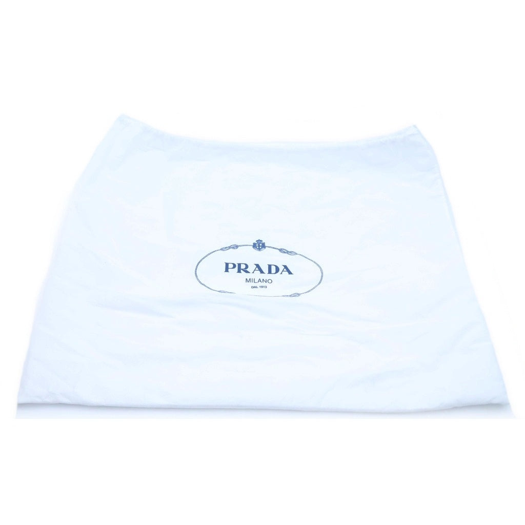 PRADA(プラダ) エンボスロゴ ワンショルダーバッグ ハンドバッグ ブラウン レザー 1BC051 レディース
