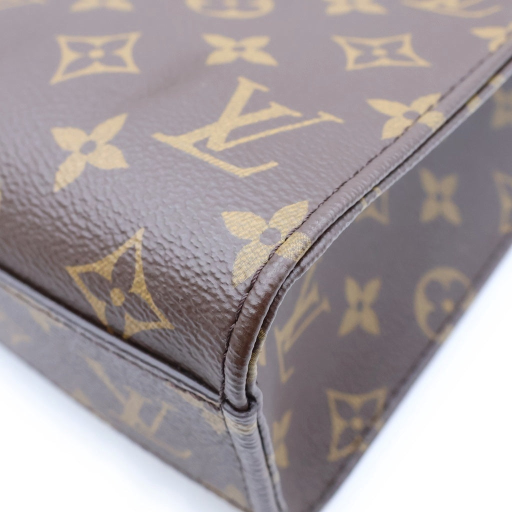 LOUIS VUITTON(ルイヴィトン) モノグラム サックプラBB ハンドバッグ ショルダーバッグ 2WAY ブラウン PVC×レザー M46265 IC レディース