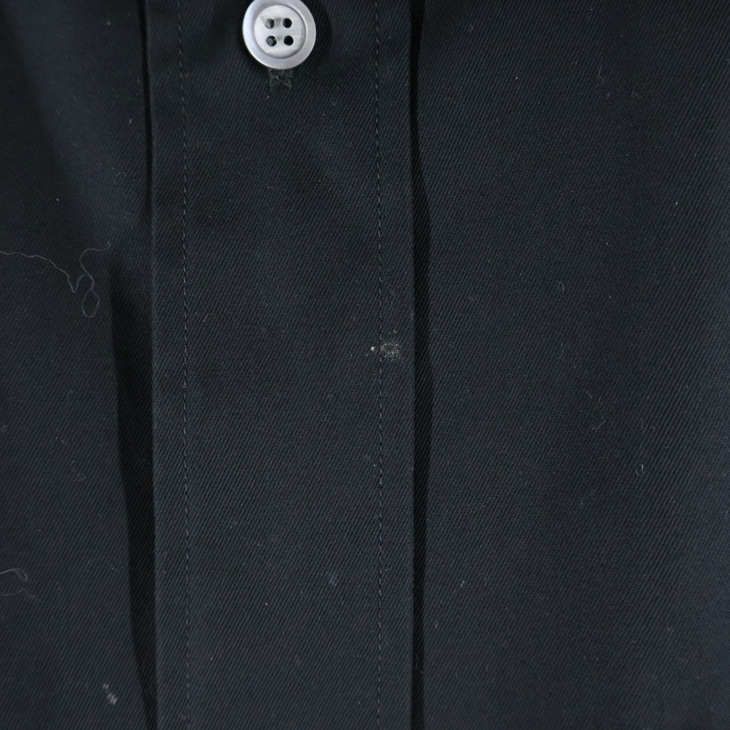 LOEWE(ロエベ) Anagram Pocket Shirt アナグラム ポケット付き長袖シャツ ロゴ刺繍 コットン ブラック H526Y05X82