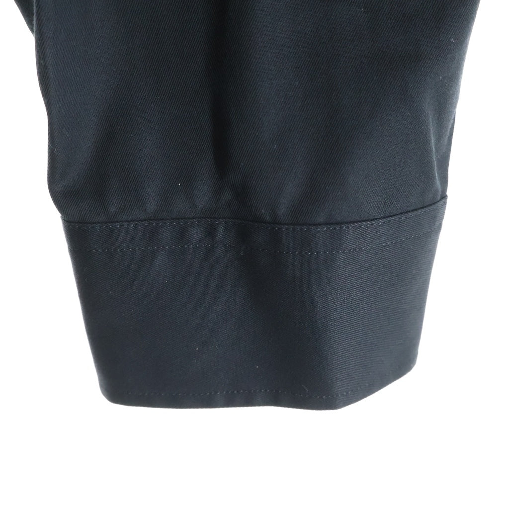 LOEWE(ロエベ) Anagram Pocket Shirt アナグラム ポケット付き長袖シャツ ロゴ刺繍 コットン ブラック H526Y05X82