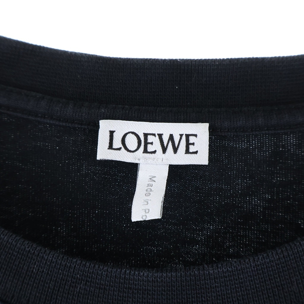 LOEWE(ロエベ) Pixelated Anagram T-Shirt ピクセレイテッド アナグラム 半袖Tシャツ カットソー ロゴ刺繍 ブラック H526Y22XAD