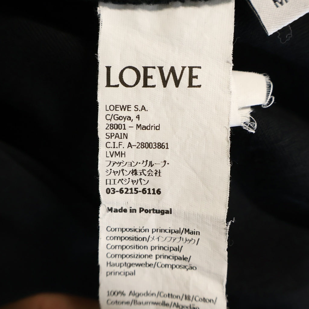 LOEWE(ロエベ) Pixelated Anagram T-Shirt ピクセレイテッド アナグラム 半袖Tシャツ カットソー ロゴ刺繍 ブラック H526Y22XAD