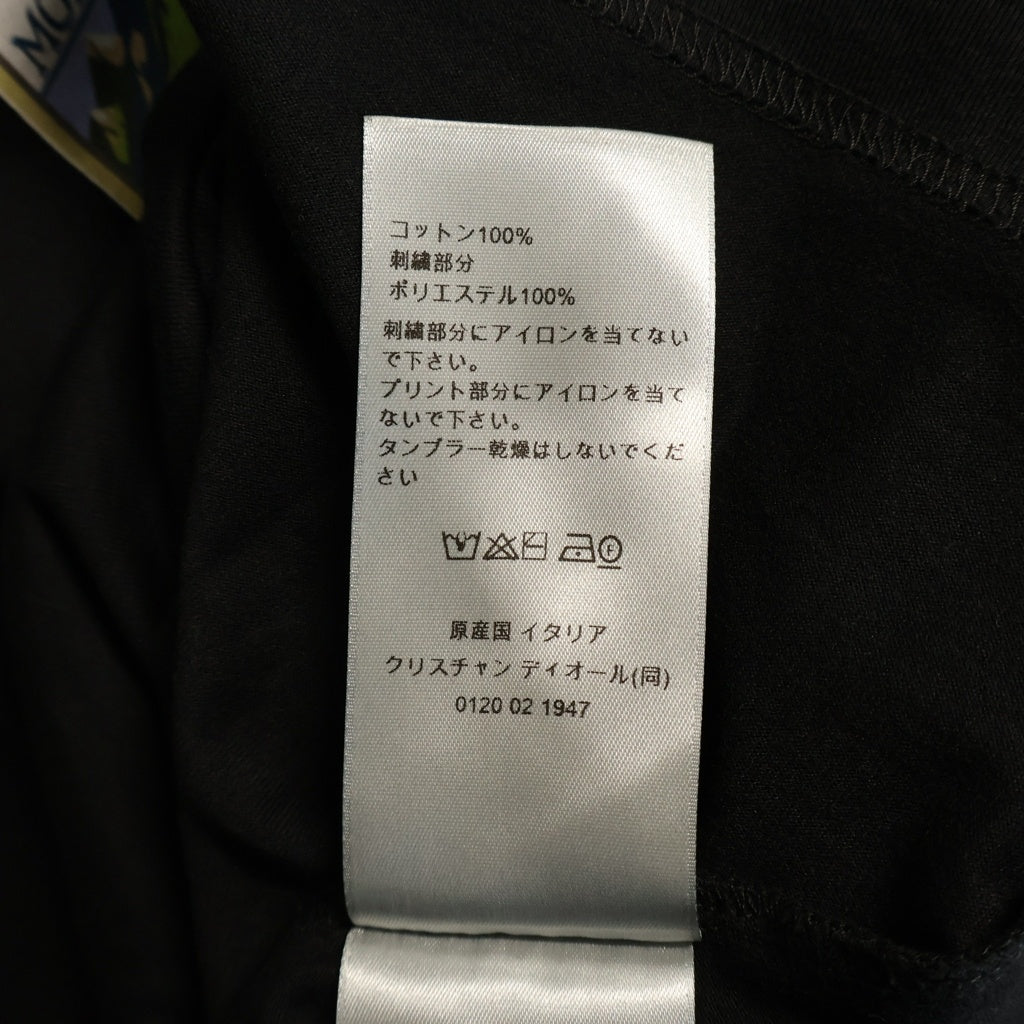 DIOR(ディオール) 26SS Dior Moutain S/S Tee ディオールマウンテン 半袖Tシャツ カットソー ロゴ刺繍 ブラック 613J696E0677