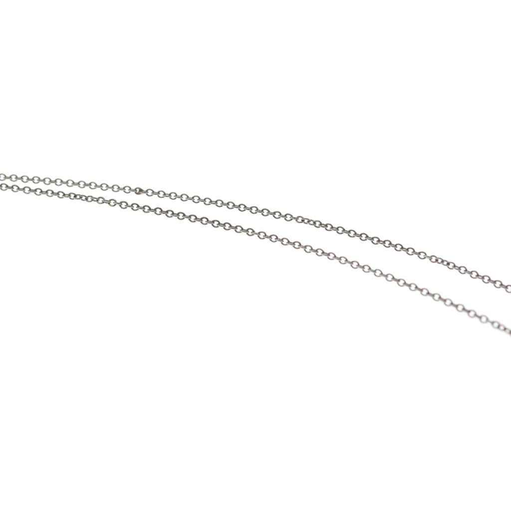 TIFFANY & Co.(ティファニー) パロマピカソ ラビングハート ダイヤ ネックレス Au750 K18WG ホワイトゴールド レディース