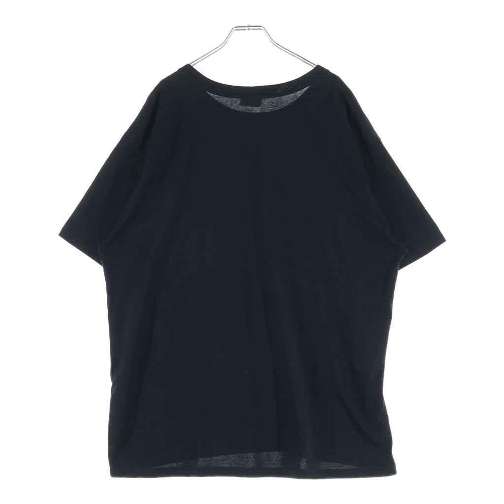 CELINE(セリーヌ) エディ期 ルーズ 半袖ロゴTシャツ カットソー コットン オーバーサイズ ブラック 2X681671Q