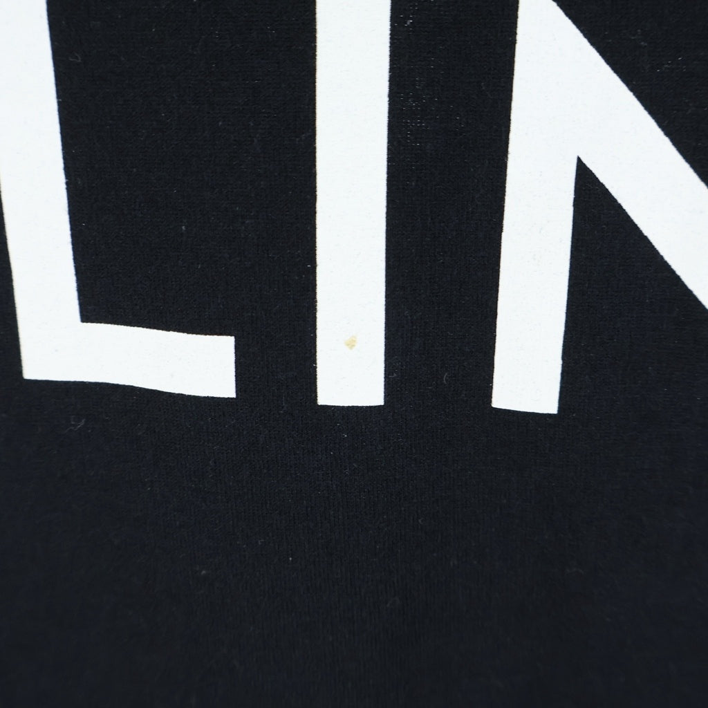 CELINE(セリーヌ) エディ期 ルーズ 半袖ロゴTシャツ カットソー コットン オーバーサイズ ブラック 2X681671Q
