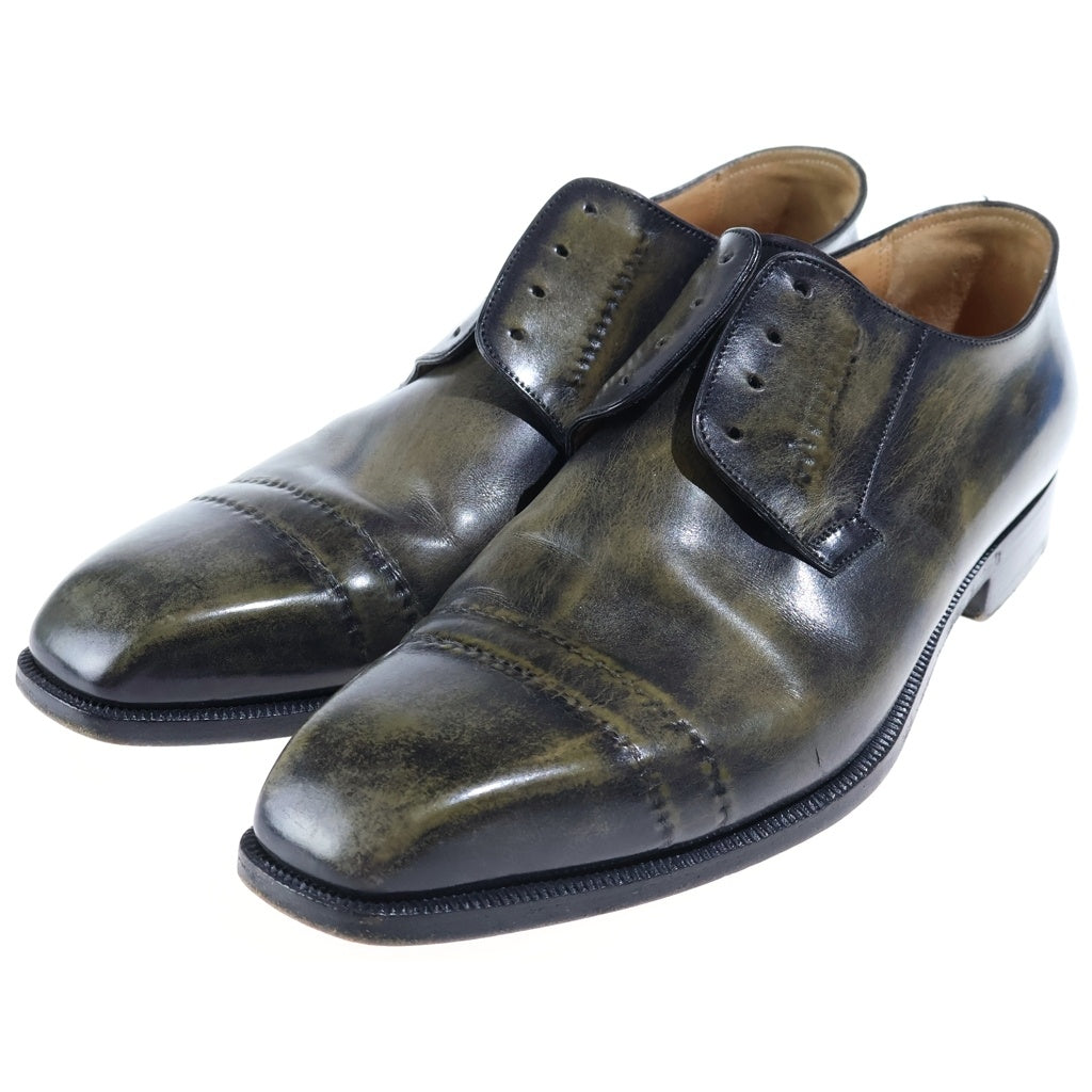 Berluti(ベルルッティ) パティーヌ ガレ ガスパー オックスフォード ドレスシューズ 革靴 グリーン系 0853