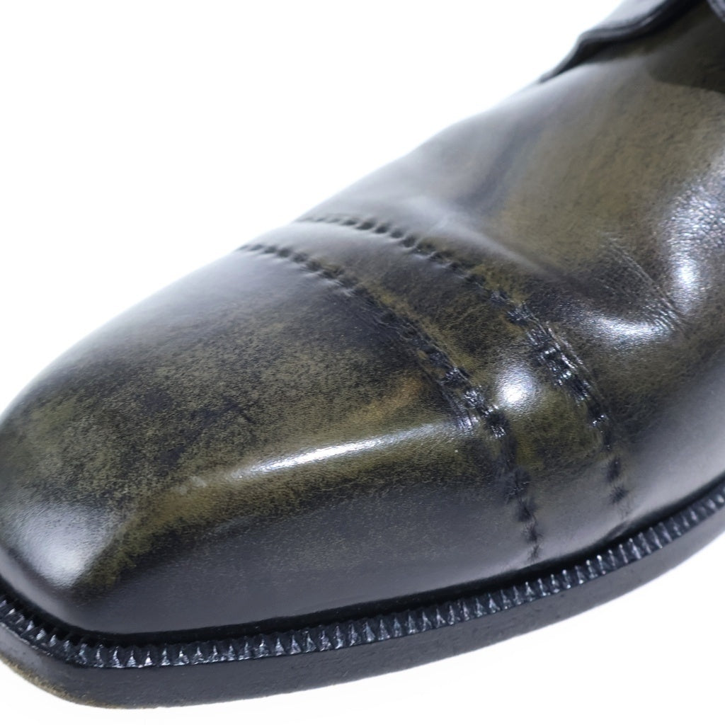 Berluti(ベルルッティ) パティーヌ ガレ ガスパー オックスフォード ドレスシューズ 革靴 グリーン系 0853