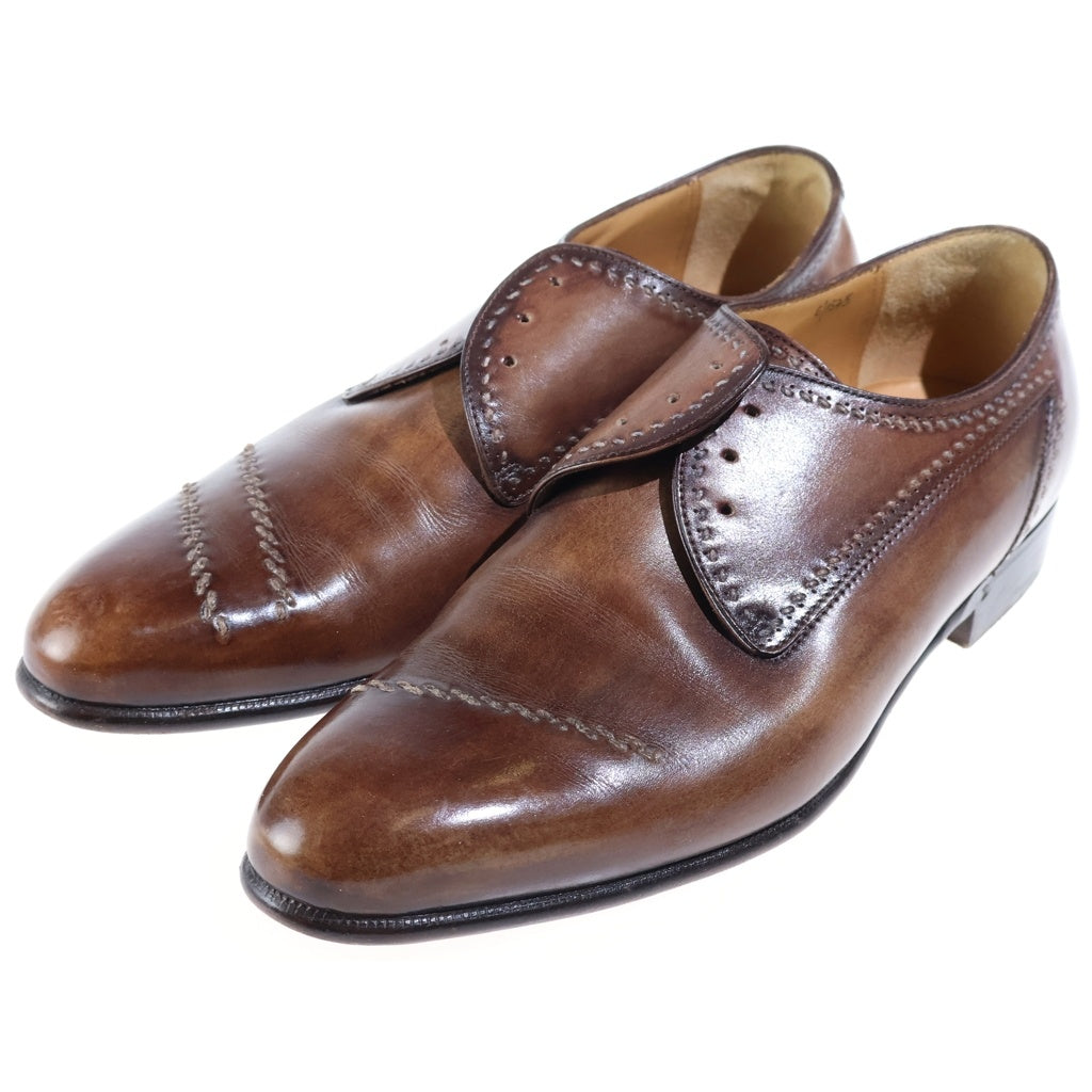 Berluti(ベルルッティ) ガレ ドレスシューズ パティーヌ レザー 革靴 ステッチ ブラウン 1575
