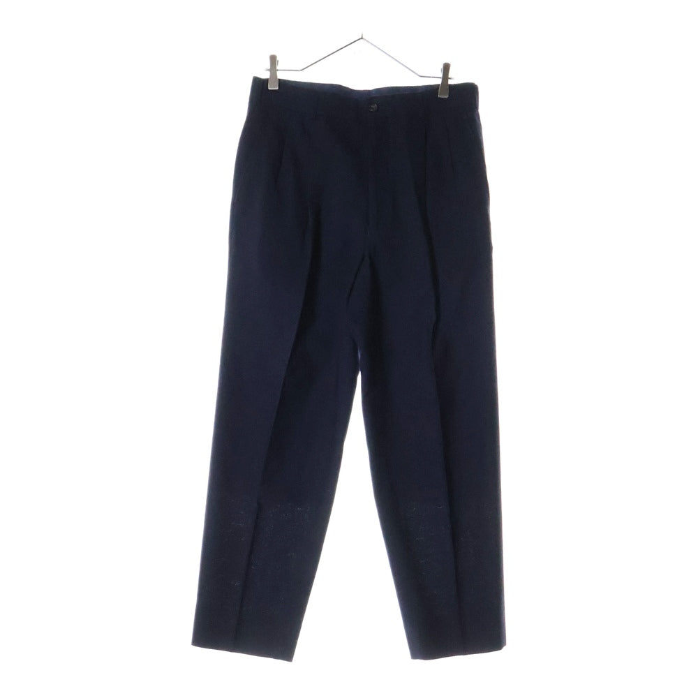 COMME des GARCONS HOMME(コムデギャルソンオム) 91AW ピークドラペル1B ダブルブレスト ジャケット スラックス パンツ セットアップ スーツ ネイビー HJ-02009S