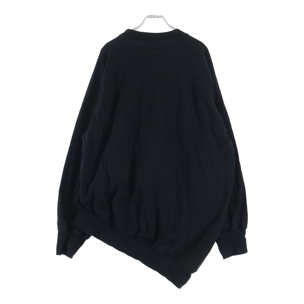 JULIUS(ユリウス) 21AW フロントプリント スウェット ブラック