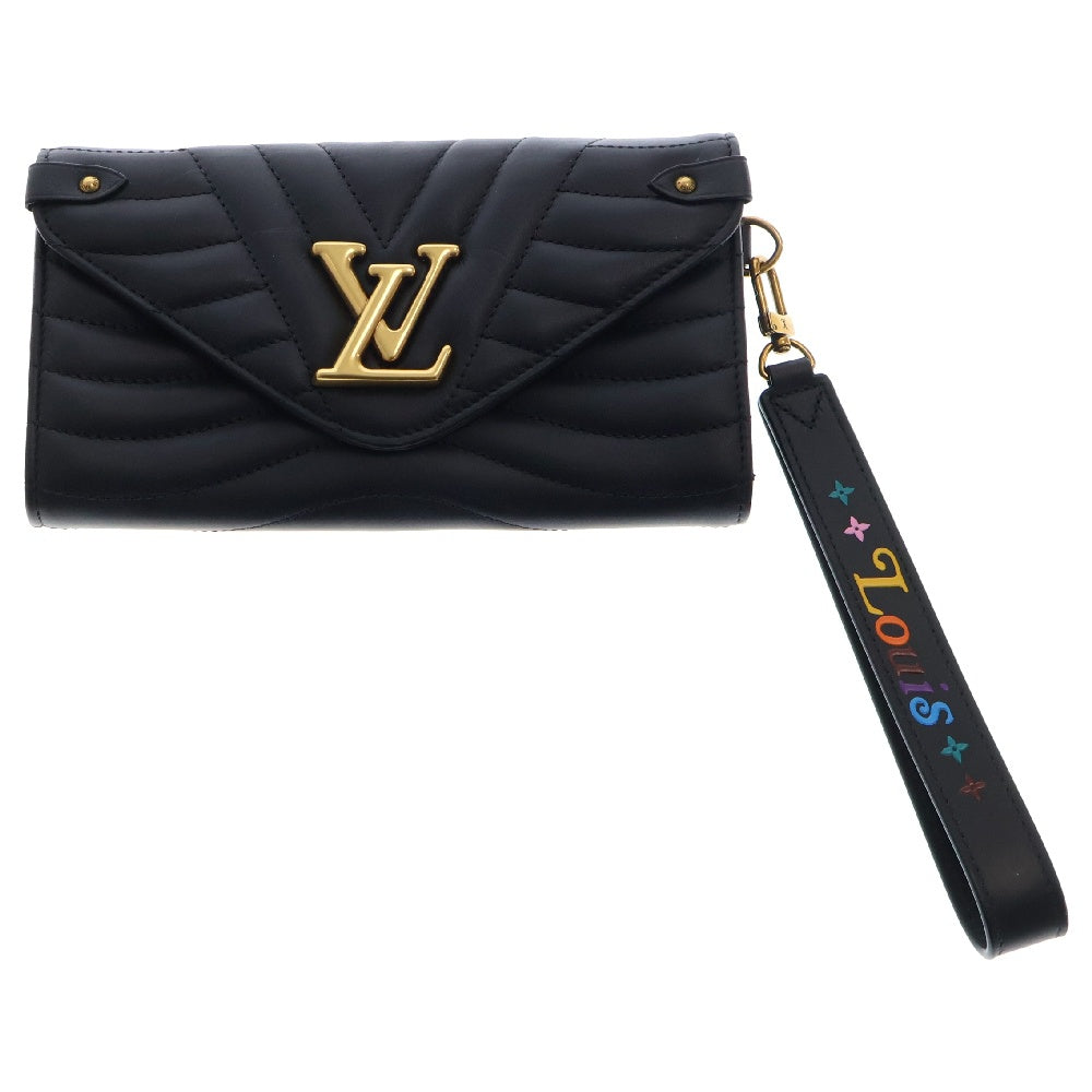 LOUIS VUITTON(ルイヴィトン) ニューウェーブ ロングウォレット ノワール ブラック ゴールド金具 長財布 M63298