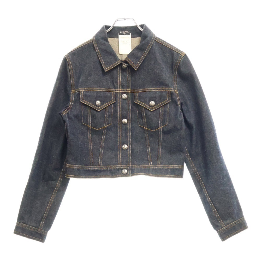 CHANEL(シャネル) ココマークボタン デニムジャケット ブルー レディース PO7416V05664