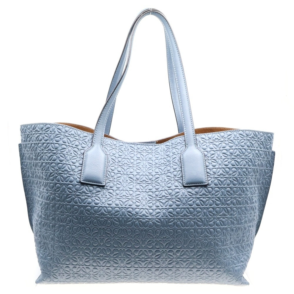 LOEWE(ロエベ) アナグラム リピート トートバッグ ブルー レザー