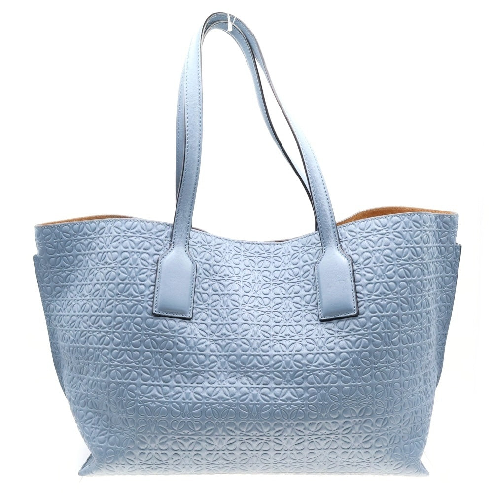 LOEWE(ロエベ) アナグラム リピート トートバッグ ブルー レザー