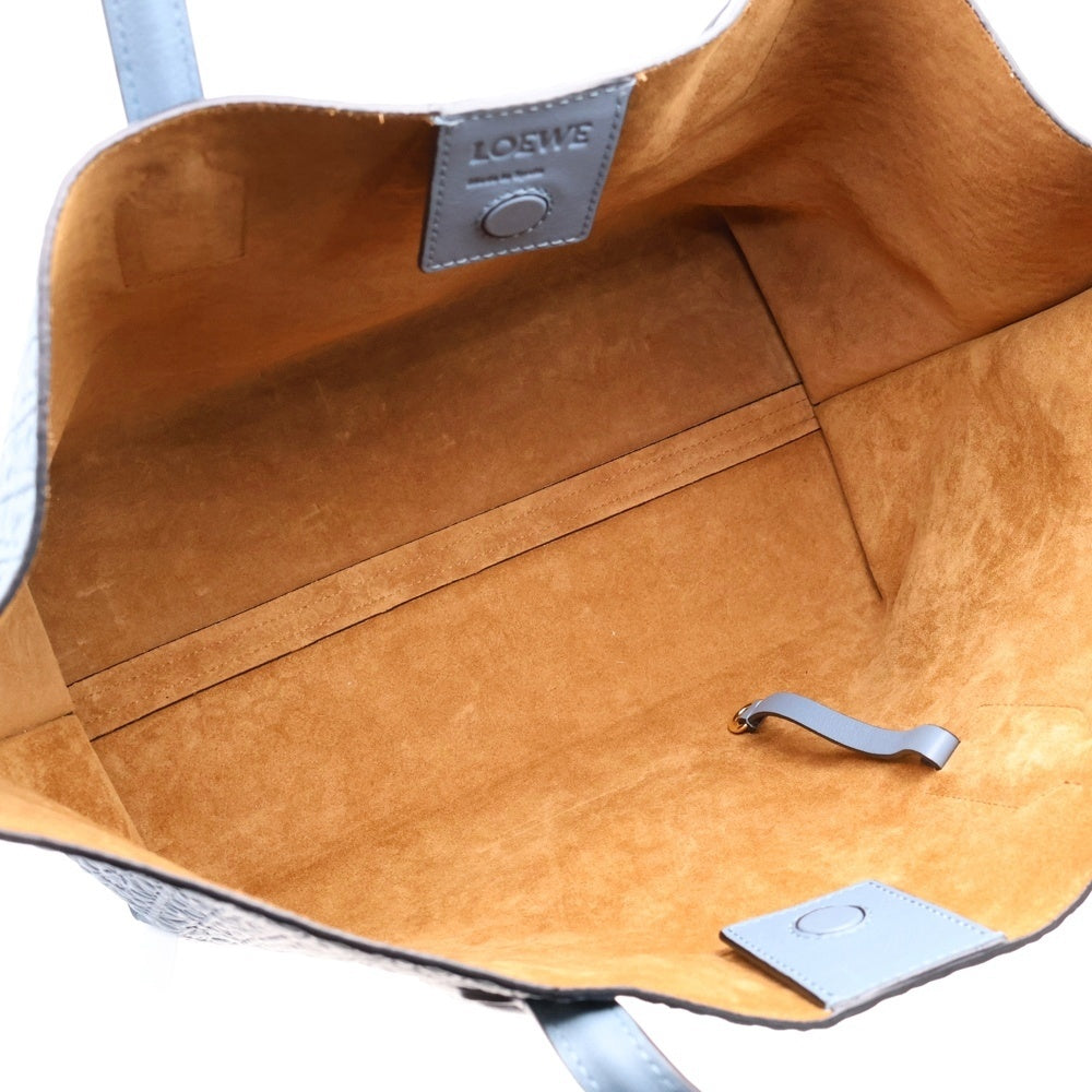 LOEWE(ロエベ) アナグラム リピート トートバッグ ブルー レザー