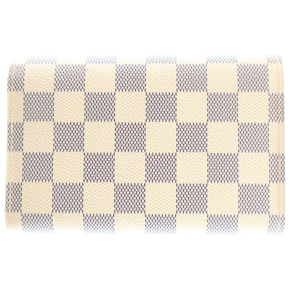 LOUIS VUITTON(ルイヴィトン) ダミエアズール ポルトフォイユ アレクサンドラ ウォレット ゴールド金具 ホワイト N63068