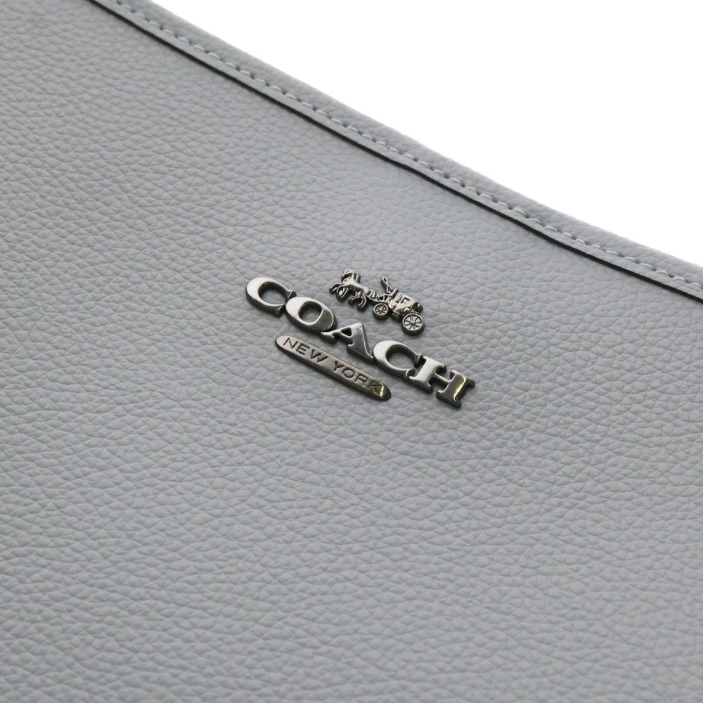 COACH(コーチ) シティ ラージ バケット バッグ ハンドバッグ ワンショルダーバッグ ライトブルー ガンメタ金具 レザー