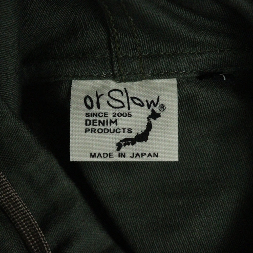 orslow(オアスロー) HOODED US ARMY フーデッド コットン ミリタリーコート カーキ