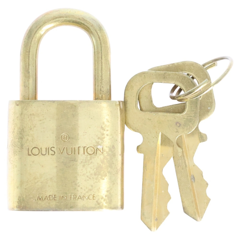 LOUIS VUITTON(ルイヴィトン) LVロゴ カナデ パドロック 南京錠 ゴールド 311