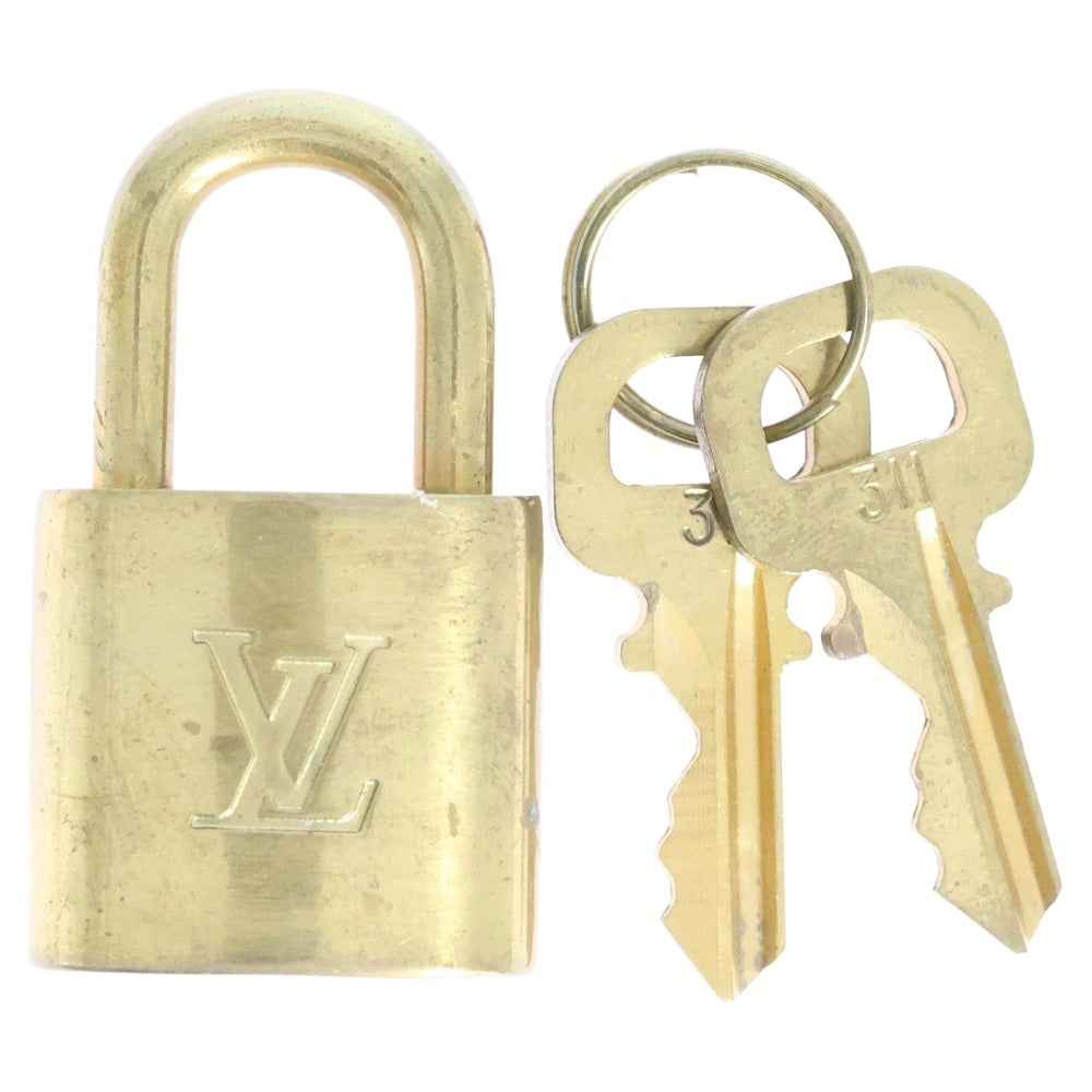 LOUIS VUITTON(ルイヴィトン) LVロゴ カナデ パドロック 南京錠 ゴールド 311