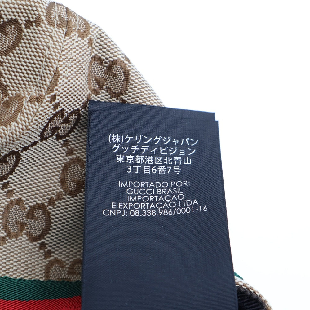 GUCCI(グッチ) GGキャンバス ベースボール キャップ ベージュ #L 200035