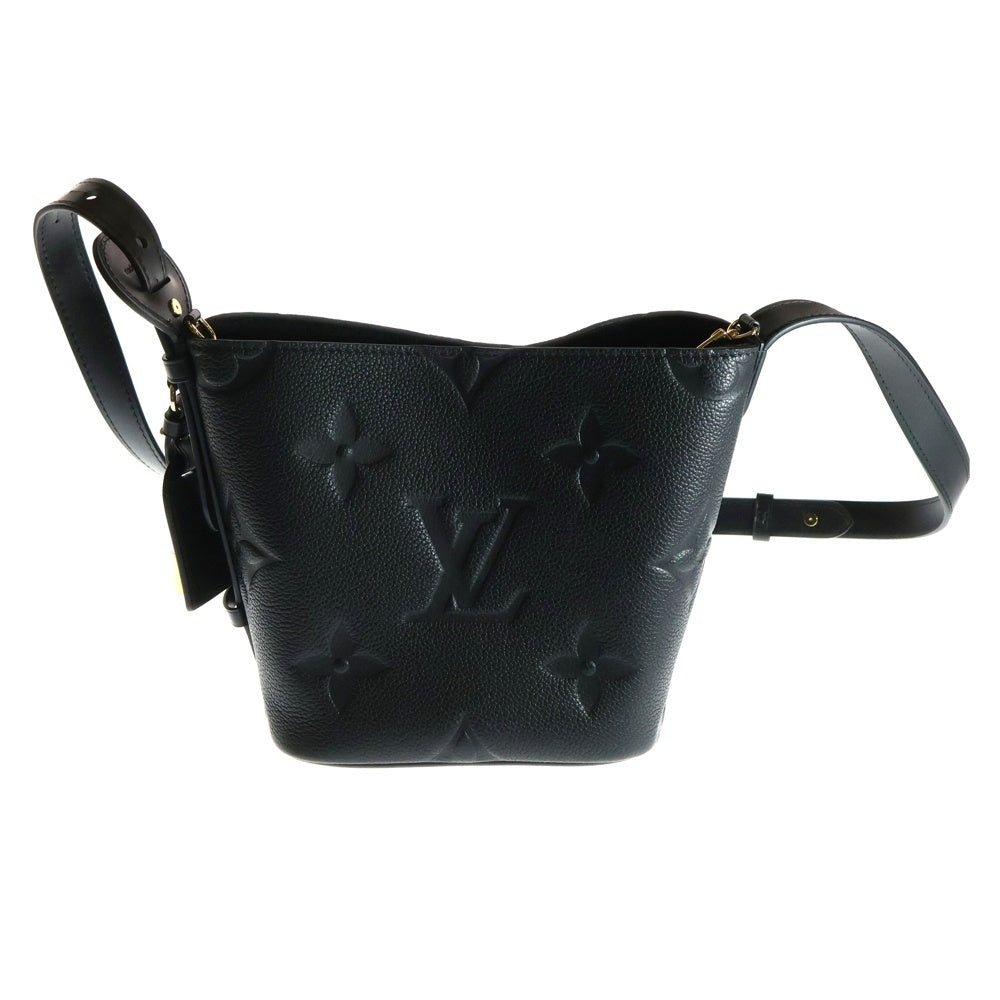 LOUIS VUITTON(ルイヴィトン) オールインBB モノグラムアンプラント レザー 2WAY ハンド ワンショルダーバッグ ゴールド金具 ブラック M13480