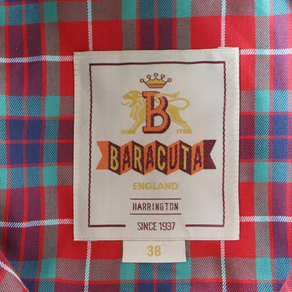 BARACUTA(バラクータ) G9 クラシック ハリントン ジップアップジャケット ブルゾン ブラック BRCPS0001N