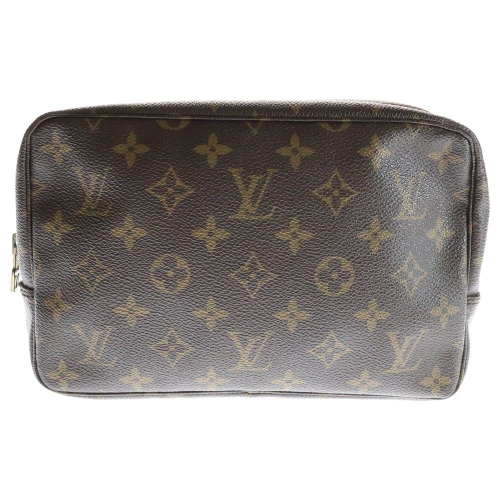 LOUIS VUITTON(ルイヴィトン) トゥルーストワレット23 モノグラム PVC ポーチ クラッチバッグ ゴールド金具 ブラウン M47524