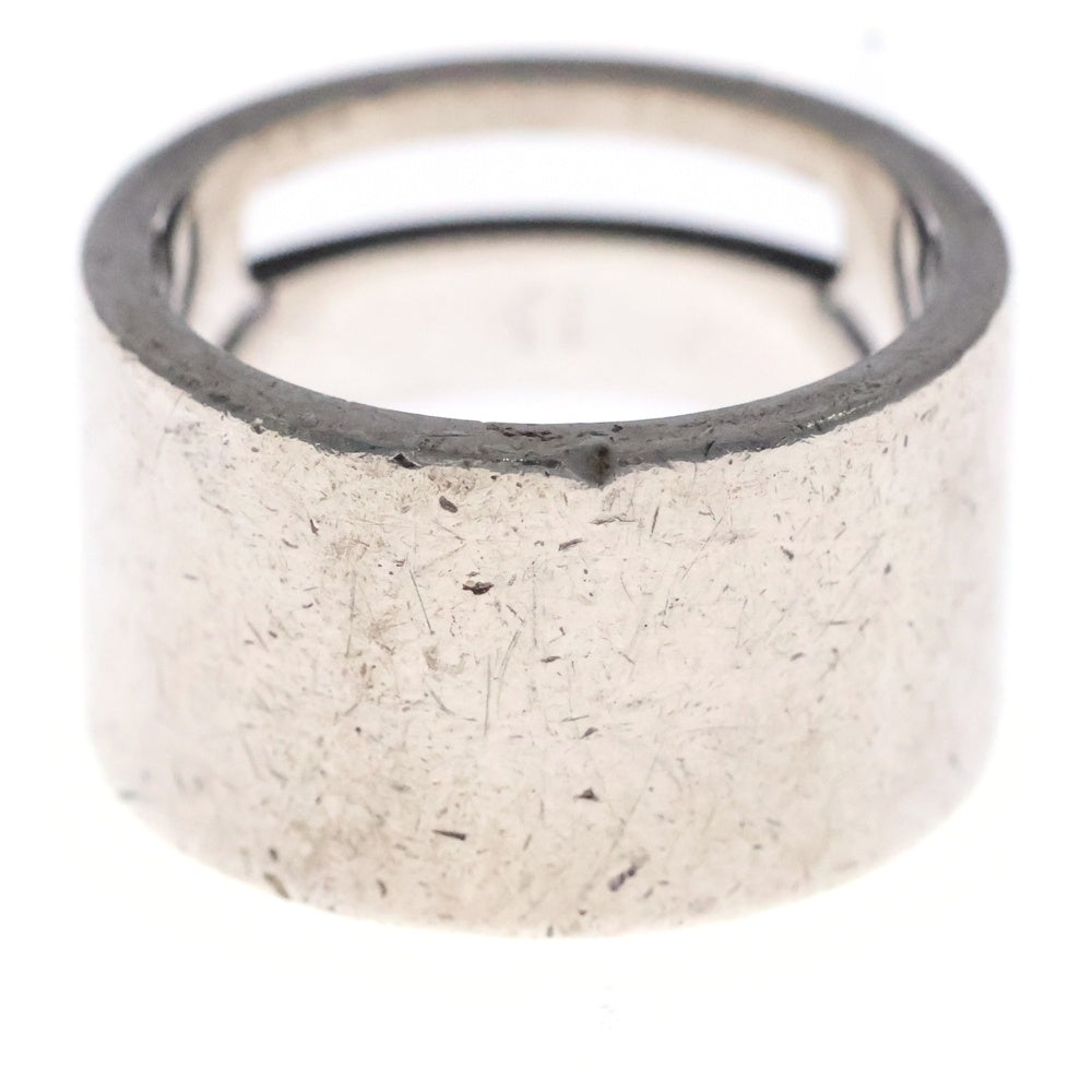 GUCCI(グッチ) ビスデザイン ロゴリング 指輪 シルバー 925